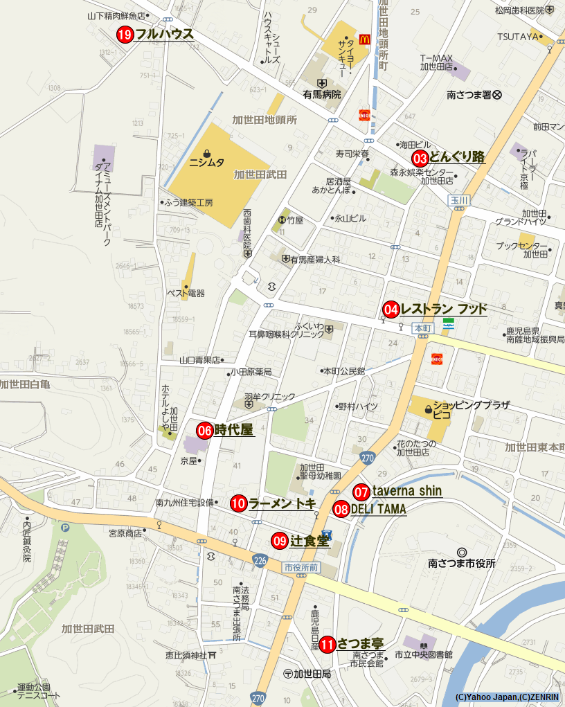 本町イメージマップ